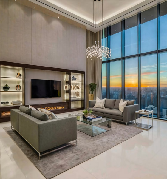 luxurious house living interior design