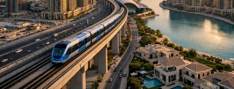 Dubai Metro Blue Line impact on property