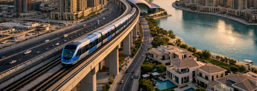 Dubai Metro Blue Line impact on property